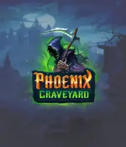 An immersive view of ELK Studios' Phoenix Graveyard slot, with its hauntingly beautiful graveyard and phoenix symbols. This image captures the slot's dynamic reel expansion mechanism, coupled with its beautifully crafted symbols and dark theme. It vividly depicts the game's legend of the phoenix's revival, attractive for those drawn to legends.