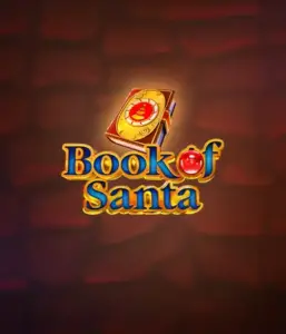 Experience the joyous spirit with Book of Santa slot by Endorphina, featuring an intricately designed golden book decorated with Santa's iconic image. This image conveys the charm and joy of Christmas, set against a warm red background. Great for holiday season gaming, delivering a charming adventure. 