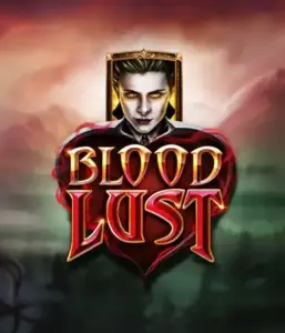 A dark and seductive view of the Blood Lust slot by ELK Studios, featuring gothic vampire symbols and a haunting castle backdrop. This image captures the slot's eerie charm, alongside its unique 5-reel and 99-payline structure, making it an enticing choice for those fascinated by dark, supernatural themes.